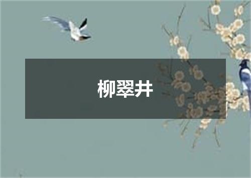 柳翠井