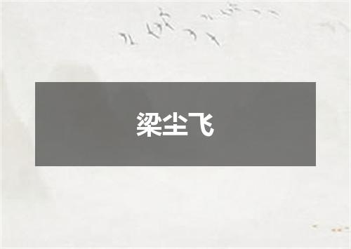 梁尘飞