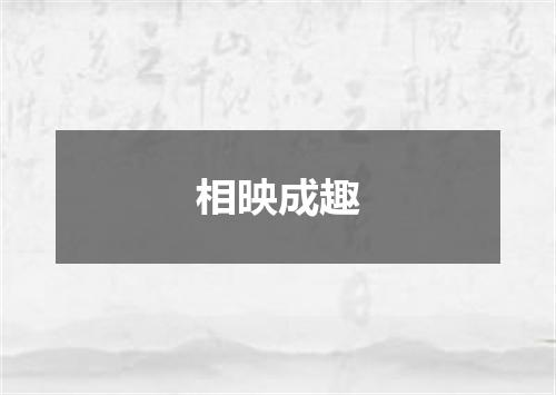 相映成趣