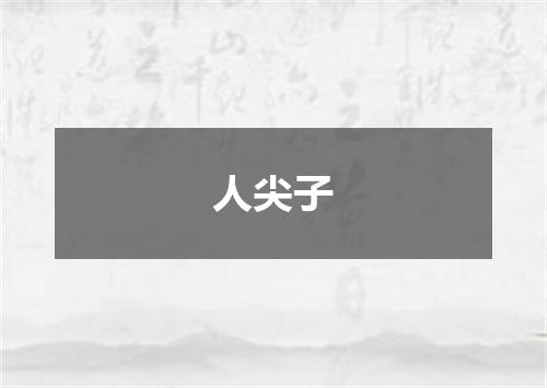 人尖子