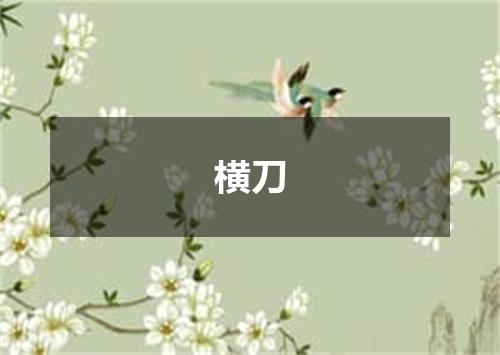 横刀