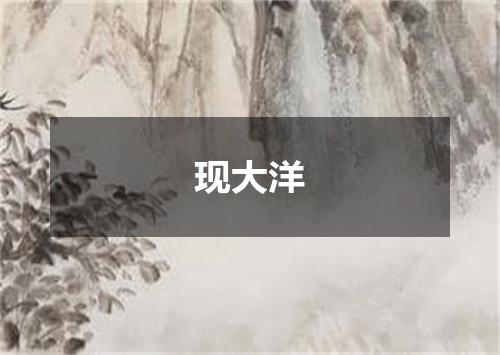 现大洋