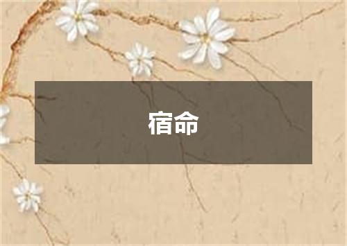 宿命
