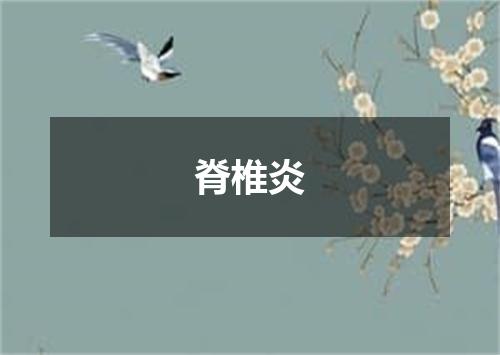 脊椎炎
