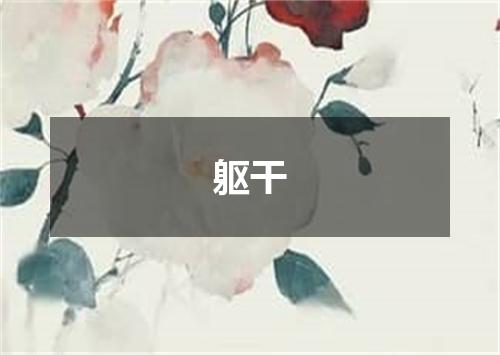 躯干