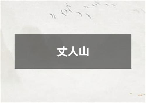 丈人山