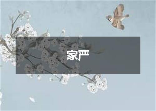 家严