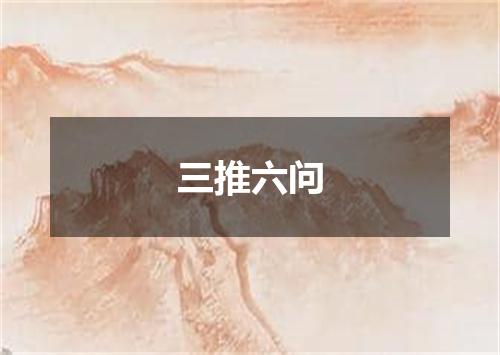 三推六问