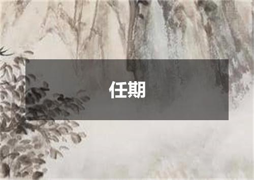 任期