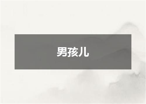 男孩儿