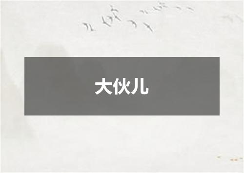 大伙儿