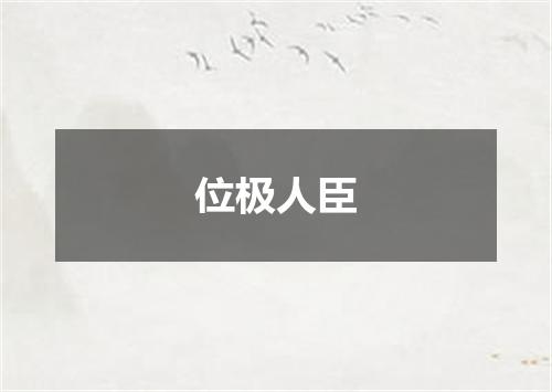 位极人臣