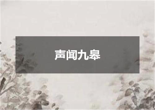 声闻九皋