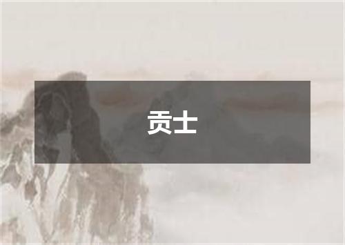 贡士