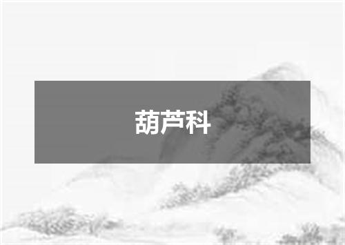 葫芦科