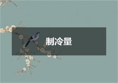 制冷量