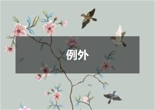 例外