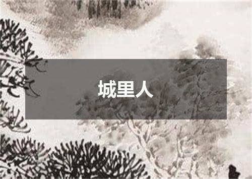 城里人