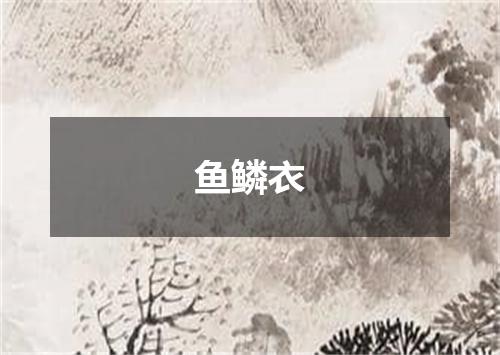 鱼鳞衣