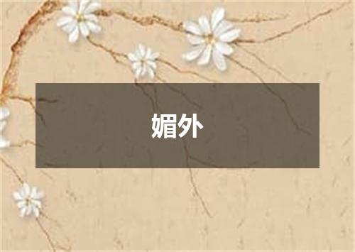 媚外