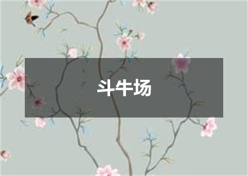 斗牛场
