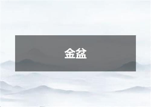 金盆