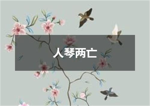 人琴两亡