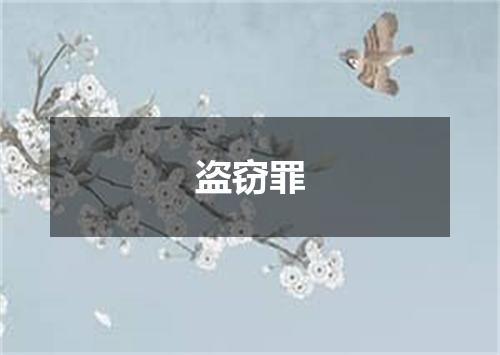 盗窃罪