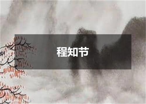 程知节