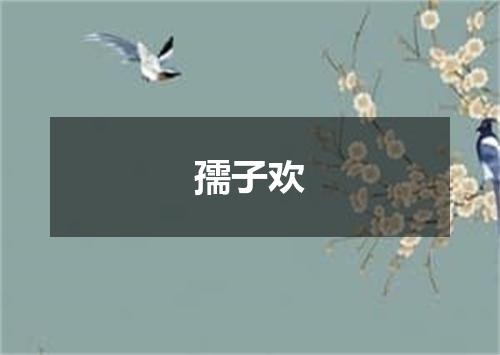 孺子欢