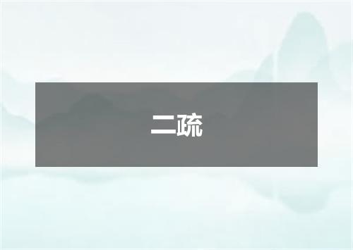二疏