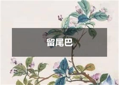 留尾巴
