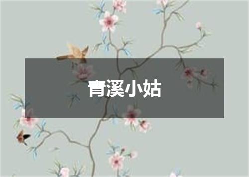 青溪小姑