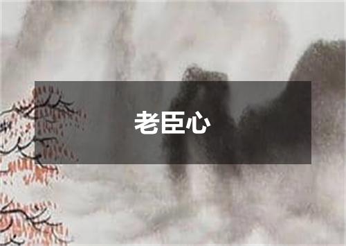 老臣心