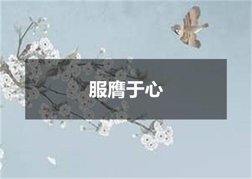 服膺于心