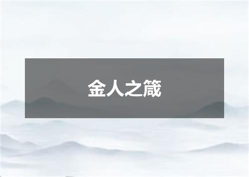 金人之箴