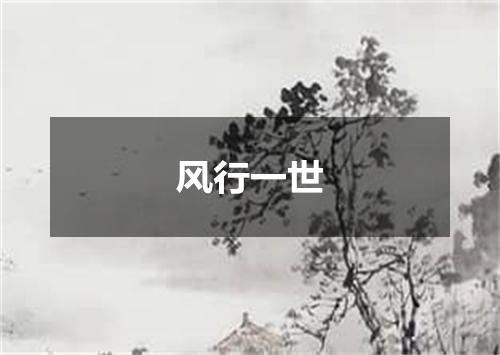 风行一世