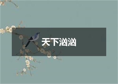 天下汹汹