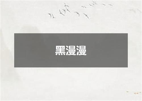 黑漫漫
