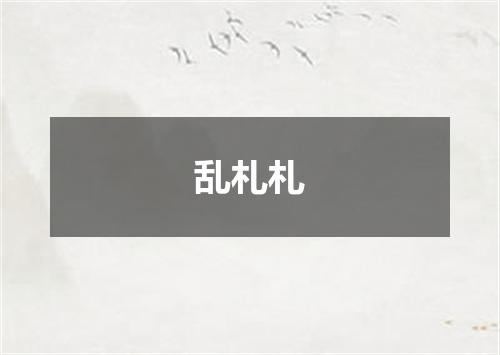 乱札札