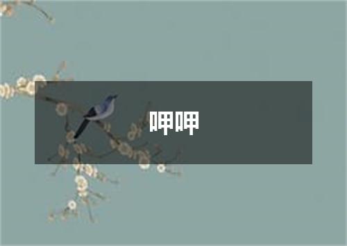呷呷