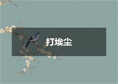 打埃尘