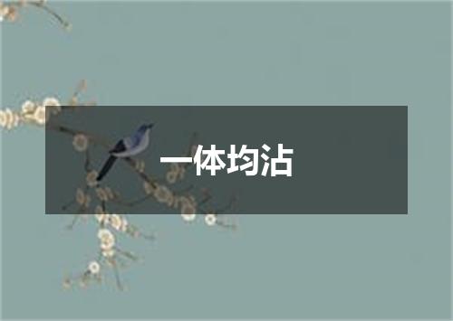 一体均沾