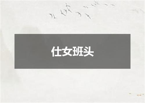 仕女班头