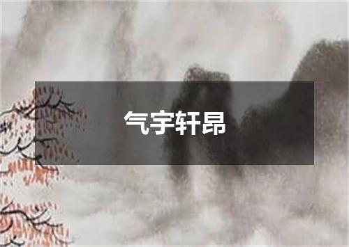 气宇轩昂