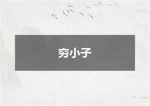 穷小子