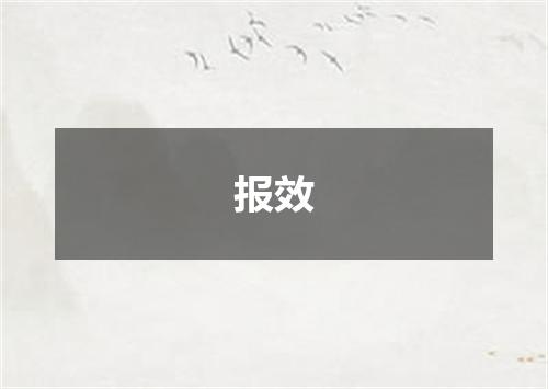 报效