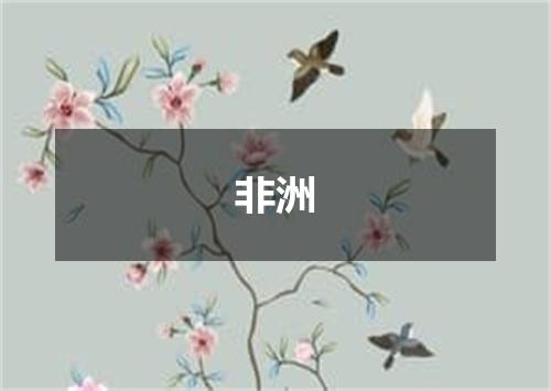 非洲