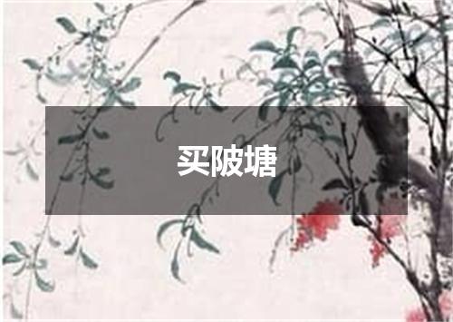 买陂塘