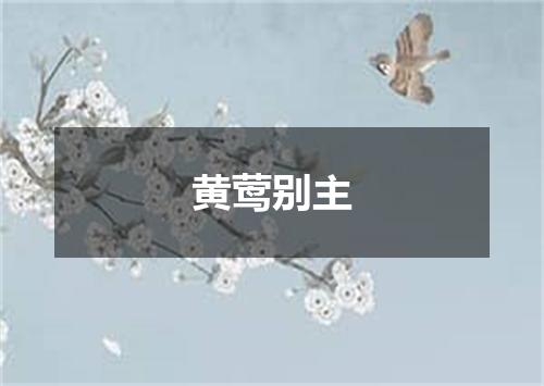 黄莺别主